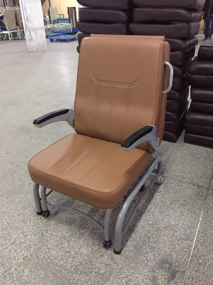 Mobil Katlanır Cabrio Görevlisi 38Kg 106cm Tıbbi Recliner Koltuğu 0