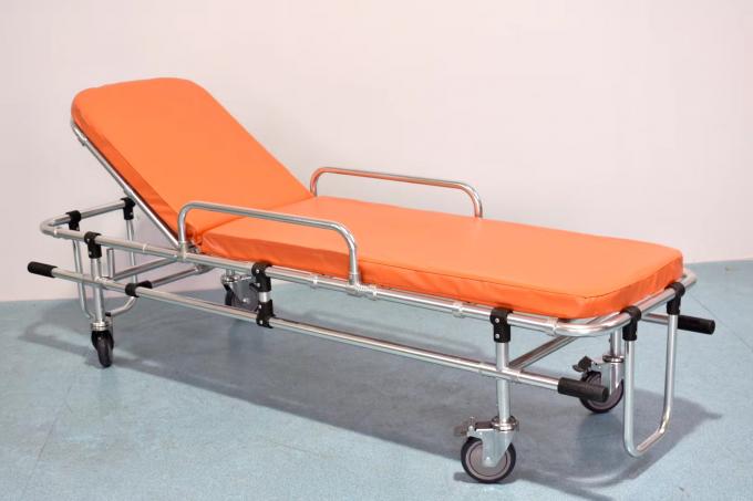 Sünger Yatak manyetik olmayan Ambulans Sedyesi Hasta Arabası Arabası 0