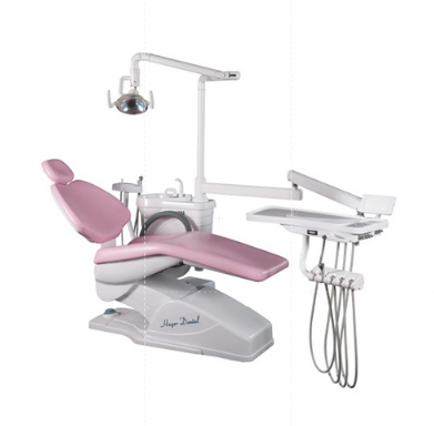 Hastane Elektrikli Dişçi Koltuğu Ekipman Klinik Çok İşlevli Pembe 0