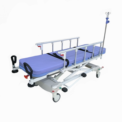 satın al Hastalar için ithal edilen mavi hidrolik ambulans kaldırma arabası Çevrimiçi üretim