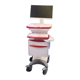 satın al Ayarlanabilir Bilgisayar Arabaları Çalışma Masası Yüksekliği 890mm-1290mm ile ABS Mobil Standları Çevrimiçi üretim