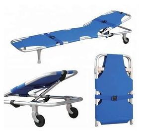 satın al Tekerli Alüminyum Alaşımlı Taşınabilir Ambulans Katlanabilir Sedye Çevrimiçi üretim