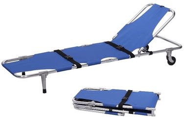 satın al Alüminyum Alaşımlı Ambulans Hasta Acil Katlanır Sedye Mavi Çevrimiçi üretim