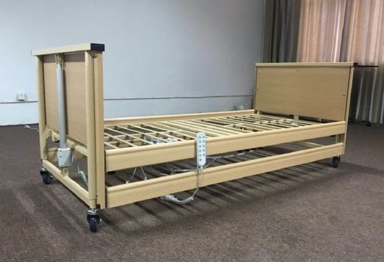 satın al Tıbbi Mobilya 5 Fonksiyonlu YBÜ 820MM Elektrikli Hastane Yatağı Ahşap Çevrimiçi üretim