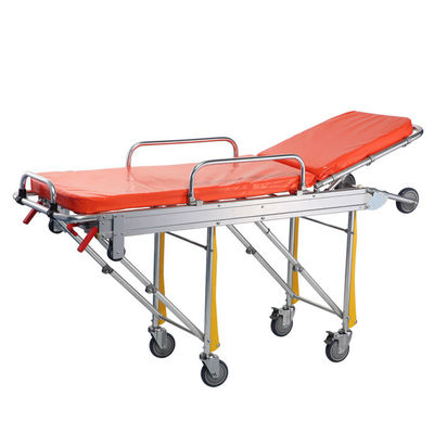 satın al Alüminyum Alaşımlı İlk Yardım Hasta Transferi 160Kg Otomatik Ambulans Sedye Çevrimiçi üretim