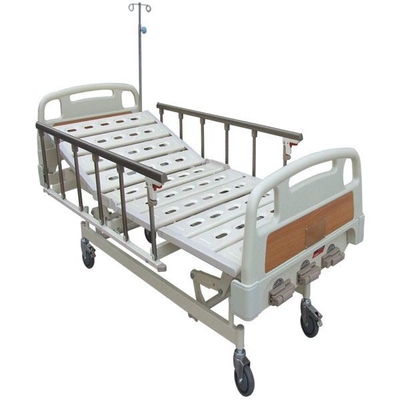 satın al 5 İnç Tekerlekler Üç Krank Kliniği Manuel Hastane Yatağı Mobil Çevrimiçi üretim