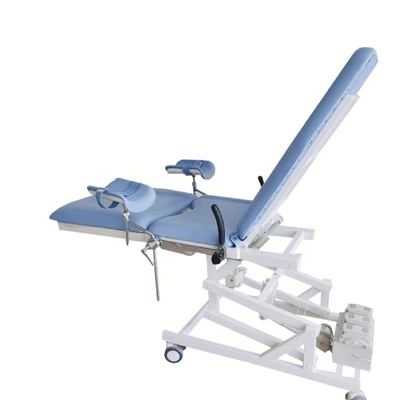 Bule Color Electric 3 Fcuntion Doğum Yatağı 90cm Metal Çok fonksiyonel Jinekolojik Masa