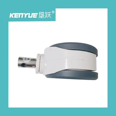 6 inç merkez kontrol tekerleği TPR+PP 32*50mm Tıbbi aksesuarlar ile tekerleği Beyaz