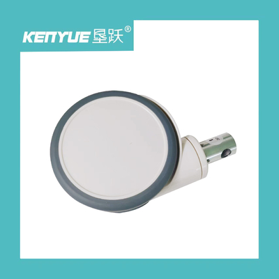 6 inç merkez kontrol tekerleği TPR+PP 32*50mm Tıbbi aksesuarlar ile tekerleği Beyaz