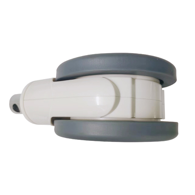 6 inç merkez kontrol tekerleği TPR+PP 32*50mm Tıbbi aksesuarlar ile tekerleği Beyaz
