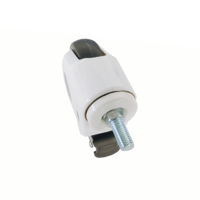 5 inç Universal Wheel With Brake Beyaz Özel Tıbbi Caster Hastane Kullanımı