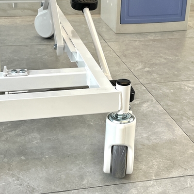 Hastane Tıbbi İçin Hidrolik Ambulans Sedye Arabası Mavi