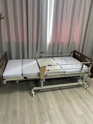 Elektrikli Ev yaşlılar bakım yatağı kilitlenebilir tekerlekli