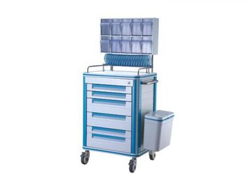 Plastik Anestezi Tıbbi Dilsiz Tekerlek Alüminyum Alaşım Çerçeve 630 * 470 * 1500mm