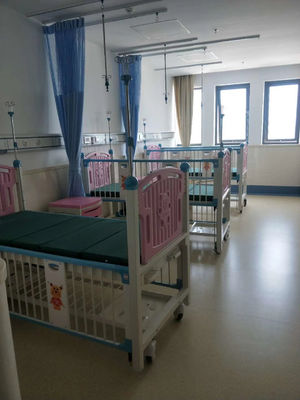 İki Krank Ayarlanabilir Sırt Hastane Bebek Yatağı