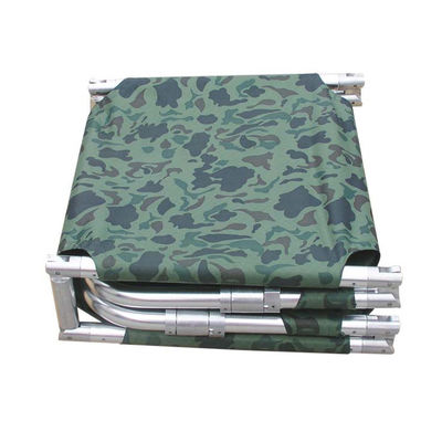 Tekerler ile Alüminyum Alaşım 160Kgs Armygreen Kurtarma Katlanır Sedye