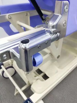 Acil Hasta Transfer Arabası Döner Yan Korkuluklar Merkezi Tekerlekler 150mm Hasta Transfer Sedyesi