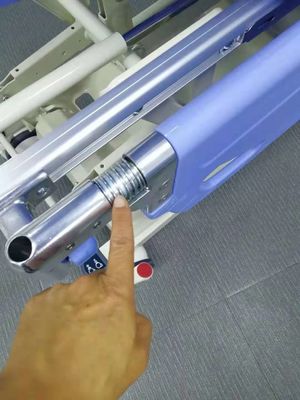 Acil Hasta Transfer Arabası Döner Yan Korkuluklar Merkezi Tekerlekler 150mm Hasta Transfer Sedyesi