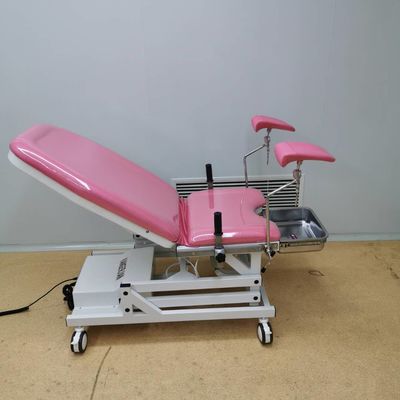 Elektrikli obstetrik yatak jinekoloji özel obstetrik yatak rengi pembe