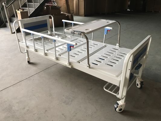 İki Fonksiyonlu Tıbbi Manuel Hastane Yatağı, İki Kranklı ve Yatak Üstü Masada