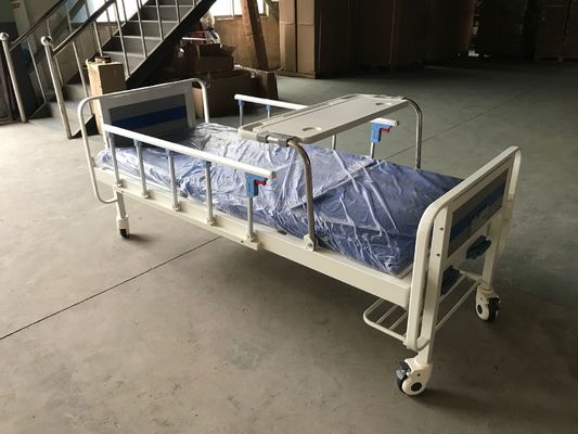 İki Fonksiyonlu Tıbbi Manuel Hastane Yatağı, İki Kranklı ve Yatak Üstü Masada
