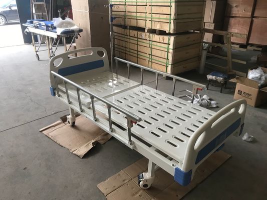 Ayarlanabilir Arka Manuel Medicare 480mm 250kgs Tek Krank Hastane Yatağı