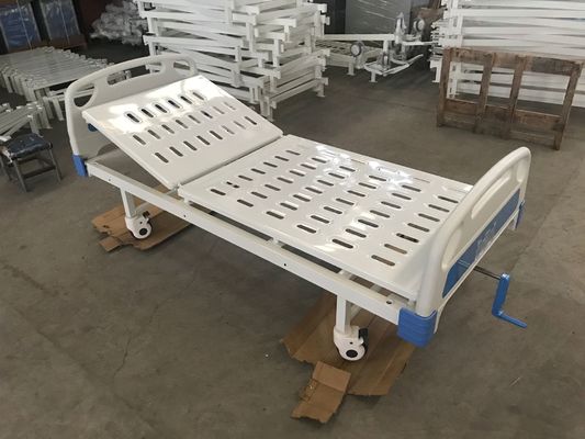 Ayarlanabilir Arka Manuel Medicare 480mm 250kgs Tek Krank Hastane Yatağı
