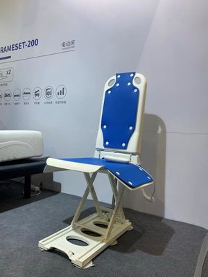 Ev Elektrikli Banyo Sandalyesi Ayarlanabilir Banyo Koltuğu Kaymaz Beyaz