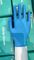 Tek kullanımlık eldivenler mavi hastaneye özel nitril malzeme üç boy