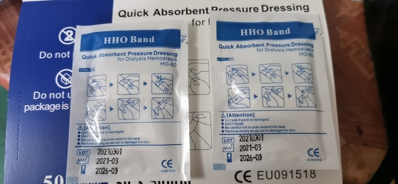 Diyaliz Hemostaz Sarf Malzemeleri için Hızlı Emici Basınçlı Pansuman