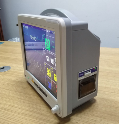 Ev için Taşınabilir EKG Tıbbi Cihaz Hepsi Bir Arada Dedektör Kirli Beyaz ABS Malzemesi