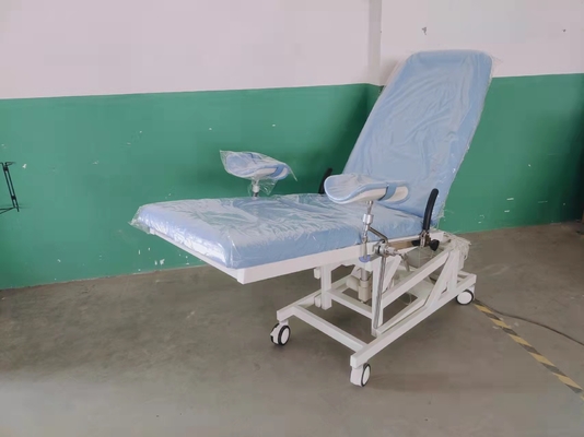 Elektrikli Obstetrik Doğum Masası Medikal Mavi Renk