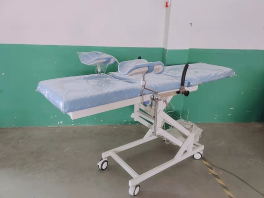Elektrikli Obstetrik Doğum Masası Medikal Mavi Renk
