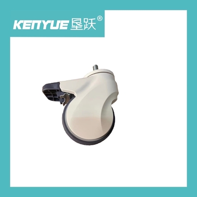 5 İnç 100mm Dişli Kök Uydurma Tıbbi Teker Tekerlekler ABS TPR