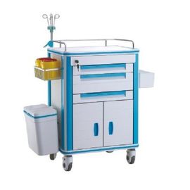 Hastane Acil, Resüsitasyon Crash Cart için Anestezi Tıbbi Arabası Arabası