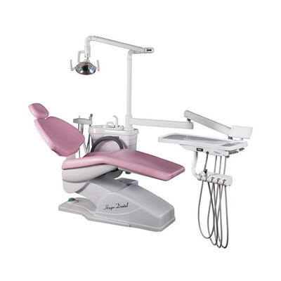 Hastane Elektrikli Dişçi Koltuğu Ekipman Klinik Çok İşlevli Pembe