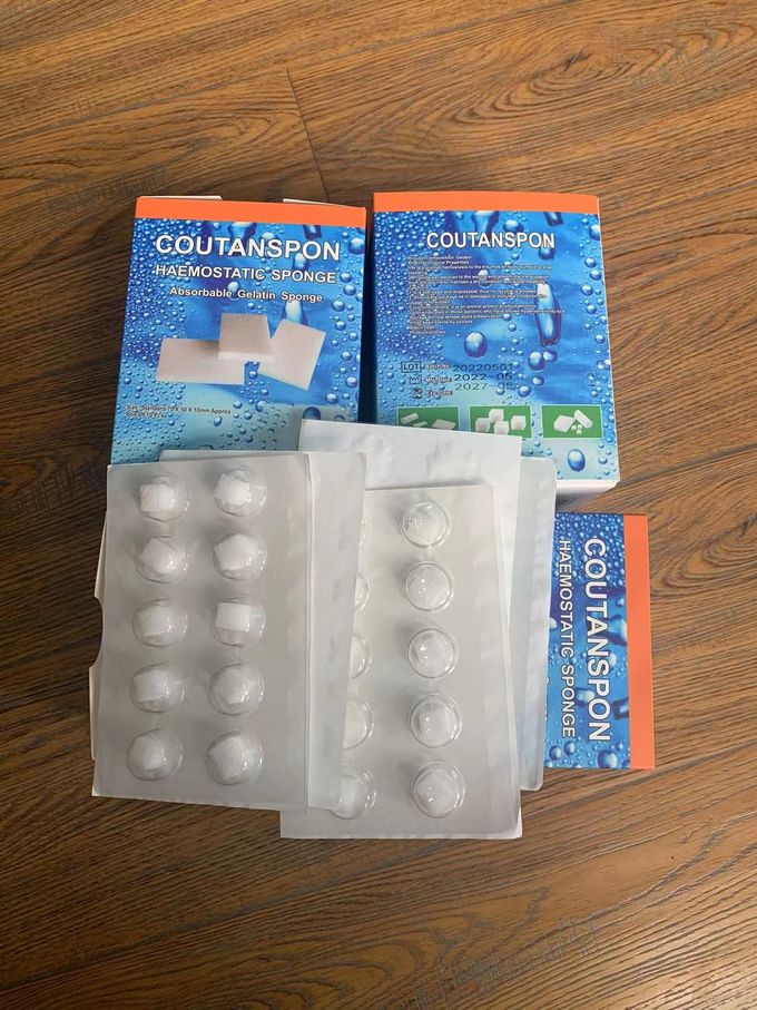 Tıbbi diş hemostatik sünger emilebilir jelatin sünger 2