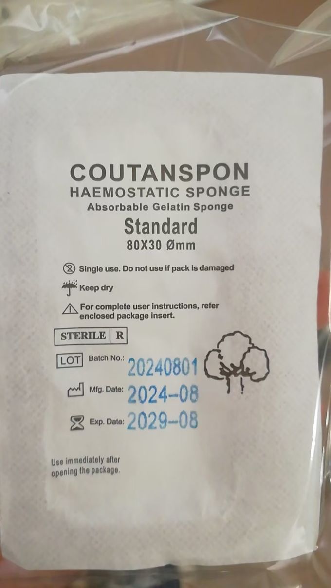 Tıbbi anal hemostatik sünger silindir anal sünger tamponlar sünger 2