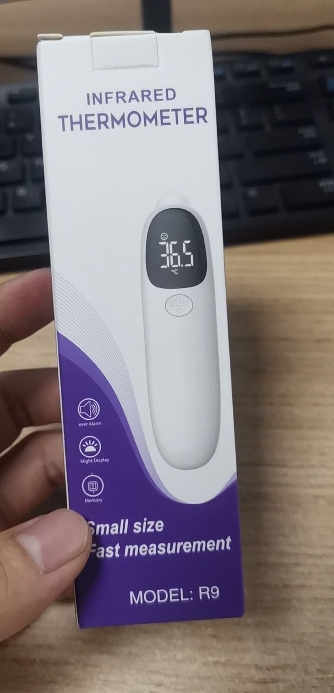 Tıbbi Algılama Elektronik Dijital Alın Kızılötesi Termometre 3cm 5cm 0